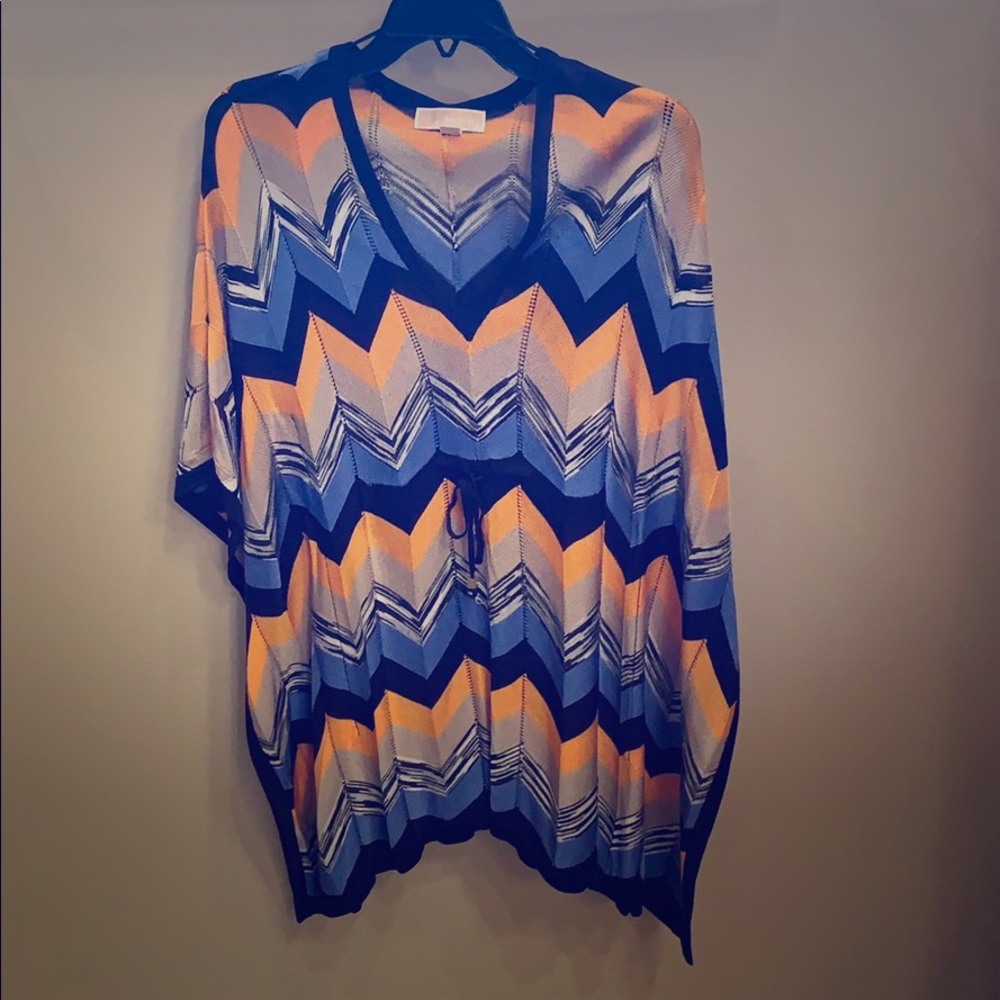 Michael Kors Knit Poncho Top